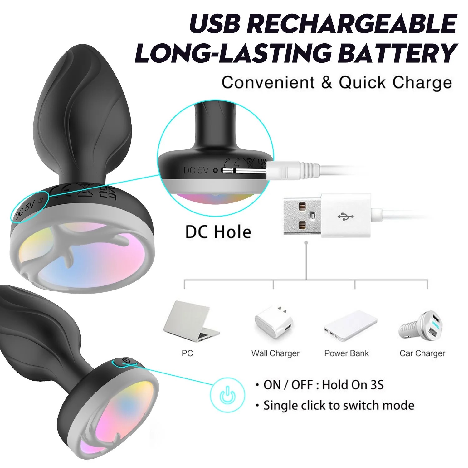 best vibrating knickers 3 Size Butt Plug Anal Trainer Kit main image 0